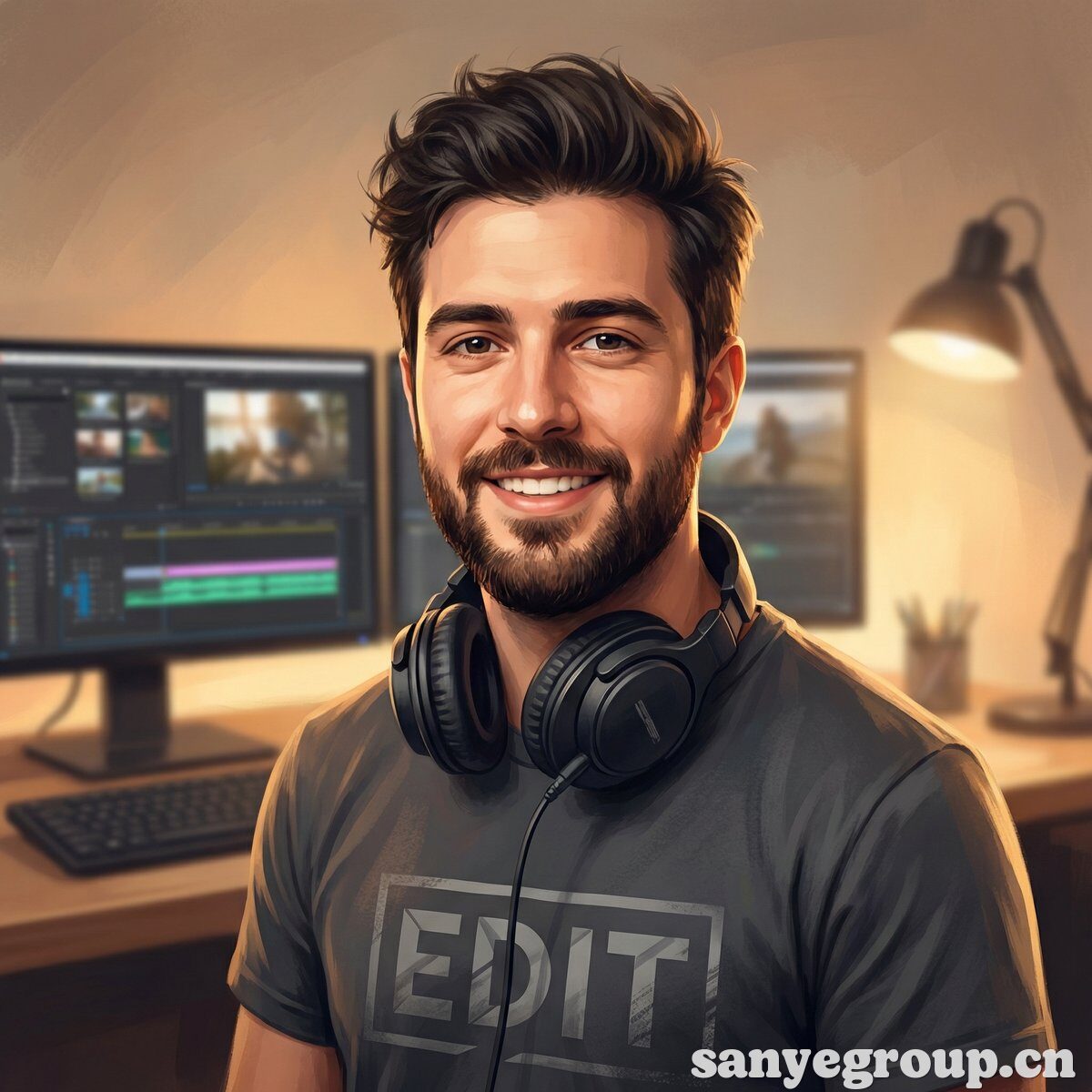 九一传媒视频剪辑师赵子轩